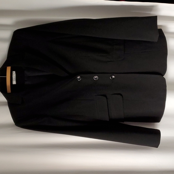 Rickis Long Structured Black Blazer EUC - Picture 1 of 7